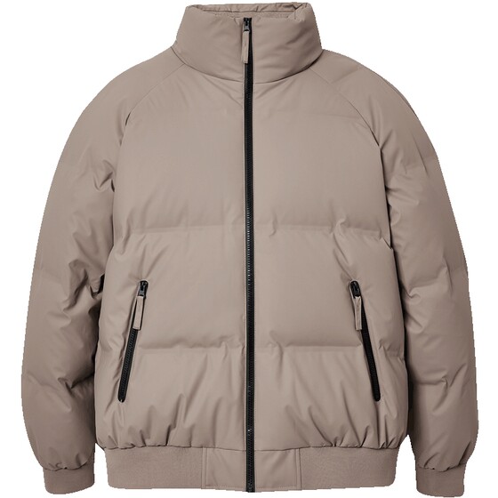 
[AT Series] Jack Jones Men's Spring Down Jacket Top Logo Patch Loose Stand Collar