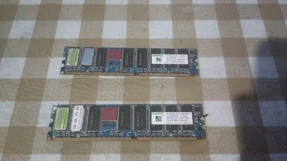 胜创 kingmax ddr400 433 双面 内存 拆机