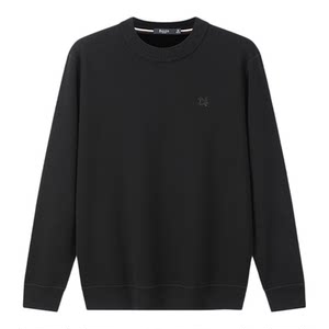 
[Composite Velvet] Baisi Dun Official Men's Sweater Autumn and Winter Simple Commuting Not Easy to Pilling Round Neck Sweater