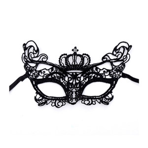 Lace eye mask female half -faced dance party Halloween props princess adult mask concealer fox mask

