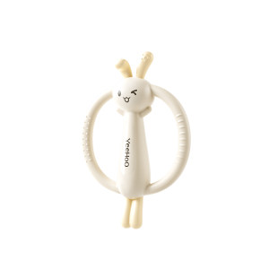 
Ying's teether baby rabbit toy molar stick for babies over 6 months old chewing gum to soothe gums during the oral period
