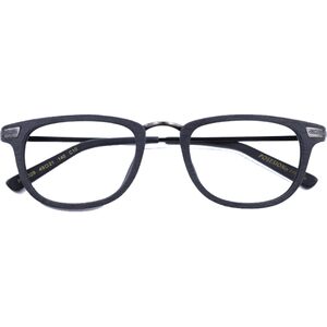 PoseSion handmade wood grain square lenses frame square frame retro glasses frame with close -the -eye frame men and women
