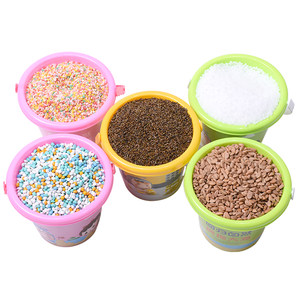 Children's imitation porcelain Sands, cassia, hawthorn, toys, sandy playground carbon calcium color stone large particles household room