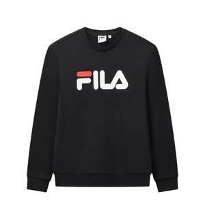 
FILA Fila couple sports sweatshirt for women in autumn and winter loose neutral knitted loose round neck men bottoming pullover