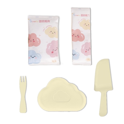 Cake cutlery set cloud dinner plate baking tableware