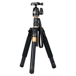 Lightweight q555p SLR camera portable tripod mobile phone live photo outdoor tripod micro single photography multi-function gimbal set bracket removable monopod

