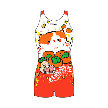 
Zhouke girls swimsuit professional training sun protection and chlorine resistance