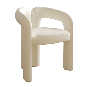 
Creamy style bedroom stool for girls makeup light luxury high-end chair dressing table special makeup stool for manicure for a long time