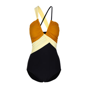 
Lorica European and American sexy style swimsuit women's one-piece triangle sexy suspender color matching hot spring bikini fashion