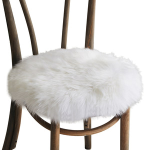 
Aozun Australian wool chair cushion thickened wool seat cushion stool cushion wool sofa cushion sheepskin cushion simple chair cushion