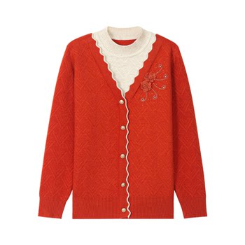 
Yu Zhaolin middle-aged and elderly knitwear 2025 new style