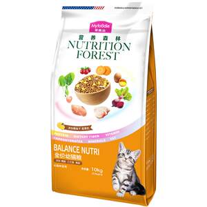 
McFoody Cat Food Nutritional Forest Kitten Food 10kg British and American Short General Full Price Natural Nutritional Kitten Food