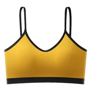 Meimei Pure Cotton Underwear Girl Student No Steel Circle Get Get Girls' Vocial Bras Sports underwear Summer Establishment in Summer
