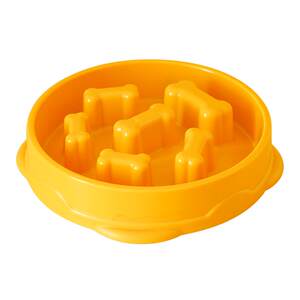 
Mango Mango dog slow food bowl anti-knock over dog bowl slow food bowl rice bowl medium and large dog anti-choking bowl slow food bowl