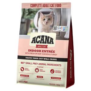 
[Official flagship SF Express] ACANA Aikenna Indoor Dining Grain-free Adult Cat Full Cat Main Food 1.8/4.5kg