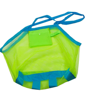 
New products for children's beach toy storage bags for sand playing tools for babies swimming large capacity mesh bags for outdoor beach bags