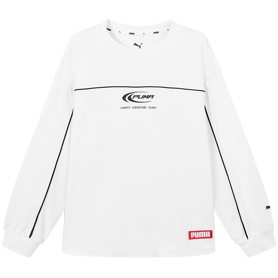 
PUMA children's clothing 26 spring new children's long-sleeved T-shirt boys' tops racing style sports inner wear