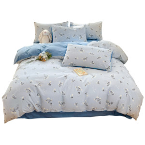 
Gold number quilt cover pure cotton 100 single piece four piece set bed sheet quilt cover 2026 new spring and autumn dormitory three piece set