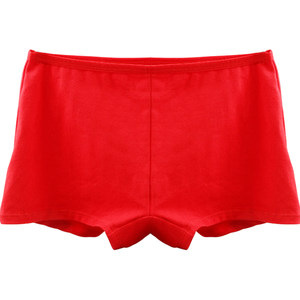 Pure cotton big red this year's loose four -corner women's underwear high waist high waist, middle elderly mother full cotton flat -angle shorts
