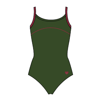 Chauke's new avocado one-piece swimsuit