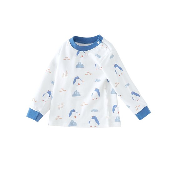 
Children's autumn clothing tops baby pure cotton bottoming shirt outer wear long-sleeved T-shirt spring and autumn boys 2026 new spring clothing