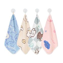 Sanli 3-pack Hand Towels, Cute Hanging Hand Towels, Absorbent, Lint-free, Quick-drying Kitchen Hand Towels