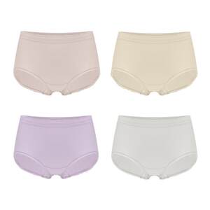Amriy/Emory Polylactic Acid Solid Panties Women's Breathable Four Seasons Triangle Four Pack Gift Box