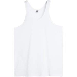 
3 packs of three-gun pure cotton vest men's fine bleaching sweat cloth loose sports vest summer cotton base shirt old man shirt