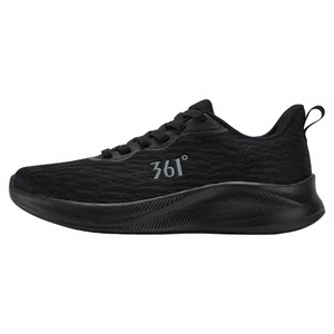 
361 Men's Shoes 2026 Spring and Summer New Running Casual Shoes Light Soft Sole Black Mesh Breathable Sports Shoes for Men