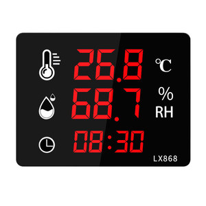 
Temperature and humidity meter display instrument for agriculture and industry with alarm cold storage warehouse laboratory large screen high precision