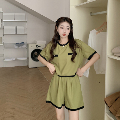 taobao agent Summer universal short sleeve T-shirt, top, sports suit, plus size