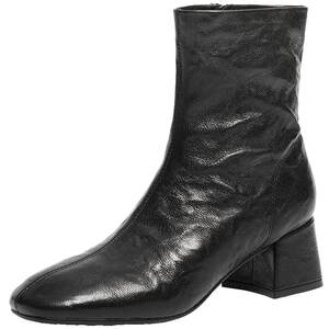 
Belle super soft sheepskin plus velvet fashion boots winter new thin thick high heel anti-slip short boots F2Q1DDZ5