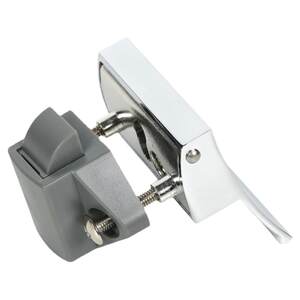 无钥匙船舶游艇房车家具橱柜拉手按钮锁吊柜方形拉扣锁房车配件锁