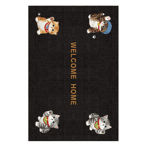 
Special floor mat for elevator car. New type of cartoon animal entrance door non-slip and dirt-resistant floor mat. Customizable and cuttable.