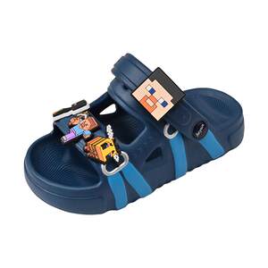 
Minecraft children's sandals boys' sandals 2026 new non-slip soft bottom beach baby hole shoes cartoon