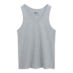 The new series of men's sweat vests summer new sports fitness shoulder vest breathable speed dry sleeveless bottom shirt