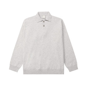 
MAD official Michael Rod relaxed polo collar spring and autumn old money style sweater lapel sweater men