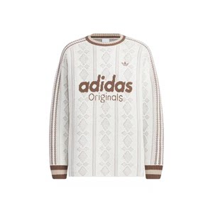 
Adidas/Adidas men's comfortable and versatile casual sports sweatshirt knitted pullover sweater KS5956