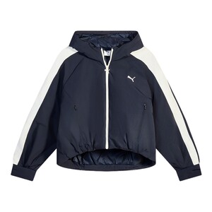 
PUMA Women's Classic T7 Warm Sports Hooded Padded Jacket Loose Casual Jacket 637441-16