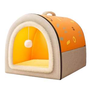 
Cat nest to keep warm in winter, to prevent cold in winter, closed yurt, thickened and large size, cat house, cat supplies