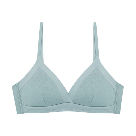 Personal diary comfortable underwear female small breasts slightly gathered thin cotton cup silk silk no steel ring, bra girl student
