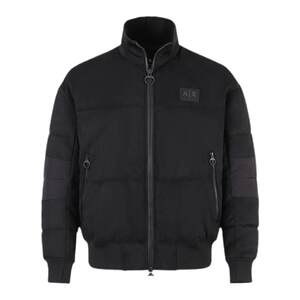 
AX Armani men's suede texture stand collar padded jacket cotton jacket 6RZB32 ZE1AZ