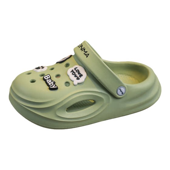 Semir children's hole-in-the-wall shoes for boys and girls, the same type of EVA non-slip soles with non-slip soles for boys and girls, bubble shoes, sandals and slippers