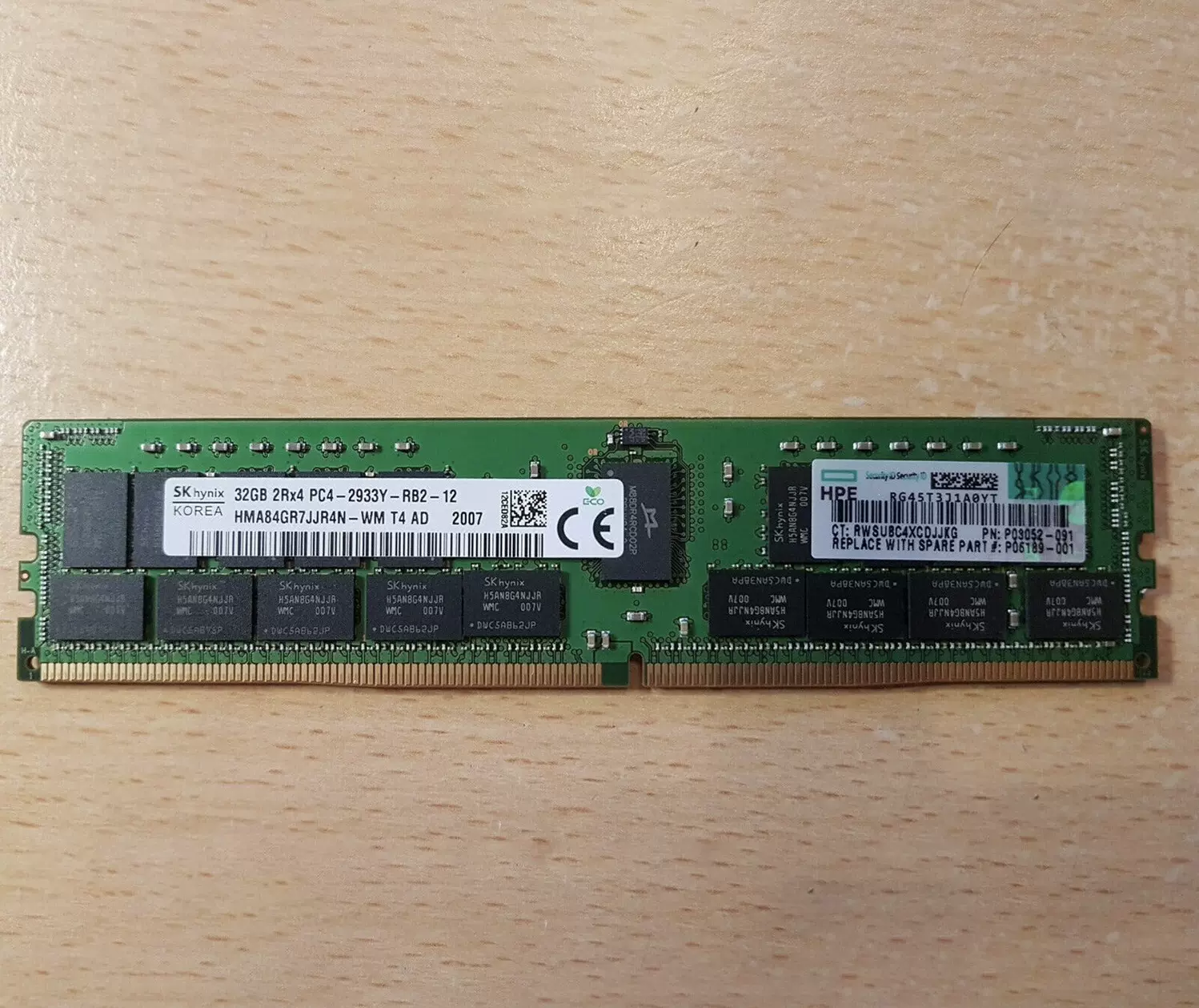 091 内存 32g 2rx4 2133p ecc reg 服务器内存条