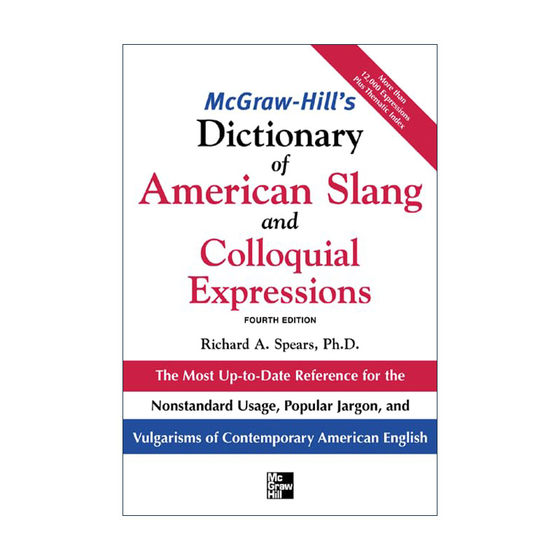 英文原版 McGraw-Hill's Dictionary of American Slang  麦克劳希尔 美国俚语词典 第4版 英文版 进口英语原版书籍