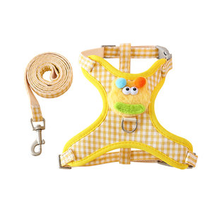 
Cat leash goes out to prevent breaking away and not strangle the neck cat leash pet adjustable vest-style harness cat chain