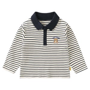 
Kaka Panda boys polo collar long-sleeved T-shirt autumn baby clothes children baby girl lapel spring and autumn tops