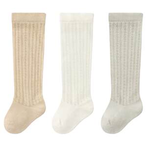 
Nido Bear newborn baby stockings summer thin cotton socks 0 to 3 months baby anti-mosquito socks long socks that do not tighten the legs