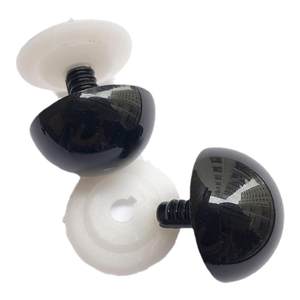 
Blowing black bean-eye plush doll toy ragdoll puppet bear clothing home decoration accessories simulated eyes