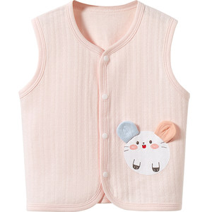 
La Chapelle baby vest spring and autumn newborn pure cotton children base thin style baby vest for boys and girls